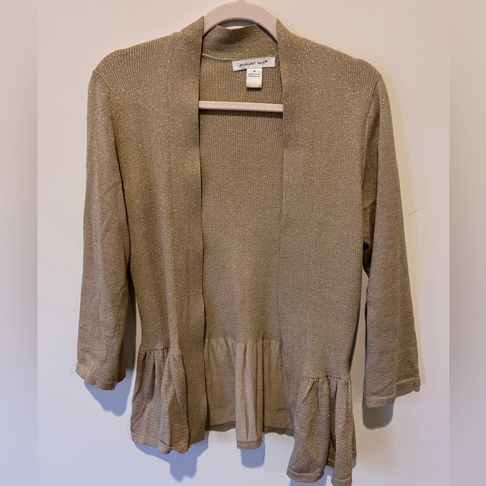 August silk cardigan
